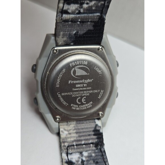 Freestyle Shark Mini Clip Granite Splatter Camo Digital Watch New Battery Unisex main image 11